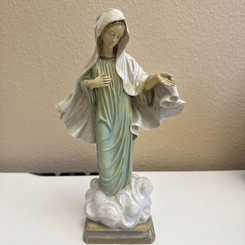 Vintage Fontanini Virgin Mary Figurine - The Ascension into Heaven 